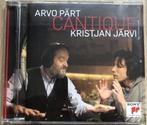 ARVO PART - CANTIQUE - KRISTJAN JARVI - SONY - CD, Cd's en Dvd's, Cd's | Klassiek, Ophalen of Verzenden, Zo goed als nieuw
