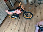 Te koop crossmotor fiets 16 inch tot 9 jaar oud, Fietsen en Brommers, Minibikes, Midibikes en Pitbikes, Ophalen, Zo goed als nieuw