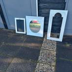 Spiegel krijtbord lijst, Doe-het-zelf en Verbouw, Kozijnen en Schuifpuien, 75 tot 150 cm, Raamkozijn, Ophalen of Verzenden, Minder dan 75 cm