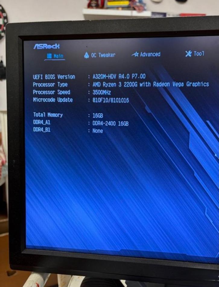 upgrade set AMD AM4 Ryzen3/RX580 8Gb/DDD4 16Gb/SSD M2 256Gb, Computers en Software, Desktop Pc's, Gebruikt, 3 tot 4 Ghz, SSD, 16 GB