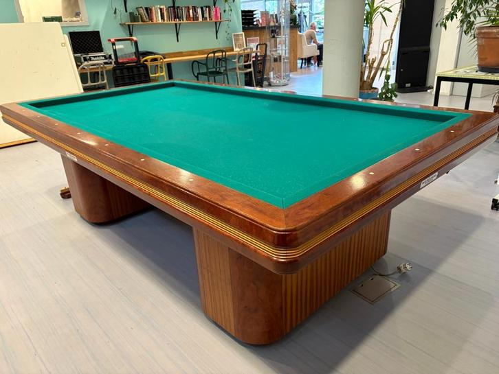 Wilhelmina de Luxe 230 x 115 (incl. plaatsing), Sport en Fitness, Biljarten en Poolen, Zo goed als nieuw, Biljarttafel, Ophalen