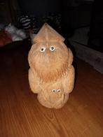 Een heel aparte uit een kokosnoot gemaakte aap met baby, Ophalen of Verzenden, Zo goed als nieuw, Dier