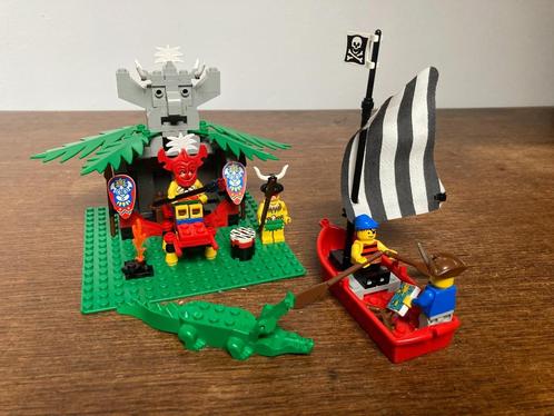 Lego Pirates I Set 6262 - King Kahuka's Throne Kannibaal, Kinderen en Baby's, Speelgoed | Duplo en Lego, Zo goed als nieuw, Lego