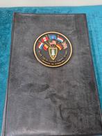 Schrijfmap Wapenschild Allied Forces Central Europe AFCENT, Ophalen of Verzenden, Nederland, Embleem of Badge
