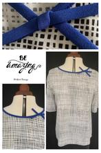 PAULE KA top in blauw-wit-zwart-38🌺nieuw, Ophalen of Verzenden, Zo goed als nieuw, Maat 38/40 (M), Blauw