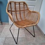Stoel riet/rotan, Huis en Inrichting, Stoelen, Ophalen, Gebruikt, Bruin, Riet of Rotan