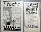 4 advertenties Vroom & Dreesmann V&D 1930/1931 art deco, Verzamelen, Overige typen, Gebruikt, Ophalen of Verzenden