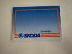 Folder Skoda dealerlijst importeur de binckhorst, Ophalen of Verzenden, Zo goed als nieuw, Overige merken