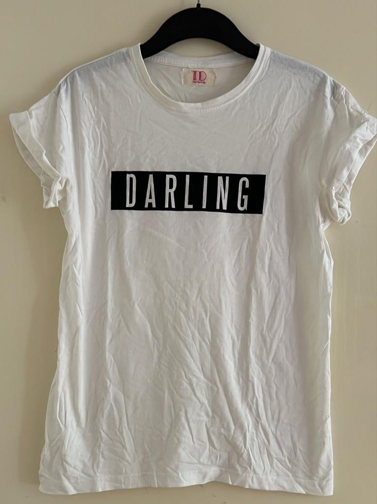 The darling tshirt 1 maat, Maat 38/40 (M), Wit, Ophalen of Verzenden, Zo goed als nieuw