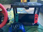 Nintendo Switch met Stuur + Games, Spelcomputers en Games, Games | Nintendo Switch, Avontuur en Actie, Gebruikt, 1 speler, Ophalen of Verzenden