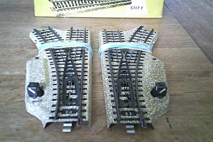 Marklin M-rail Electrische Wisselset nr. 5117 met ovp, Hobby en Vrije tijd, Modeltreinen | H0, Gebruikt, Rails, Wisselstroom, Märklin