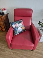 Leren fauteuil - comfortabel en stijlvol, Huis en Inrichting, Fauteuils, Ophalen, Gebruikt, 75 tot 100 cm, Modern