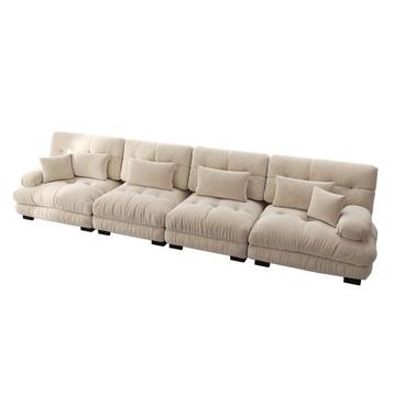 Modulaire Stoffen Bank - Ruim & Comfortabel beschikbaar voor biedingen