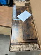 Kastje  donker eiken houtlook, Ophalen of Verzenden, Zo goed als nieuw, Bruin