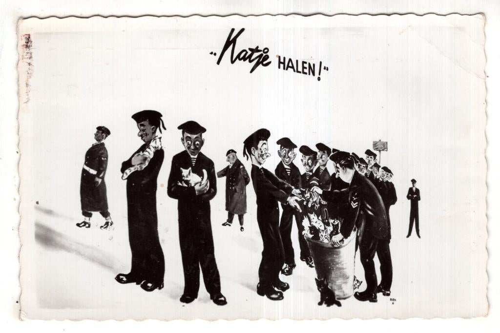 Hilversum Loosdrecht MOK  Militair Katje Halen, Verzamelen, Verzenden, 1940 tot 1960, Gelopen, Noord-Holland