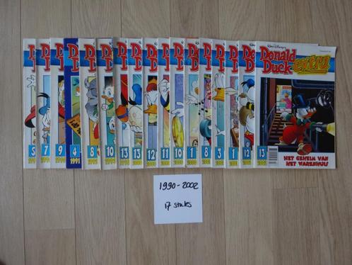 Donald Duck EXTRA jaargang 1990-2002 – 17 st, Boeken, Stripboeken, Zo goed als nieuw, Complete serie of reeks, Ophalen of Verzenden