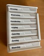 Anabox - Compact weekdoos - Wit - Pillendoos - Medicijndoos, Ophalen of Verzenden, Nieuw