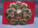 Baret embleem REGIMENT INFANTERIE ORANJE GELDERLAND, Verzamelen, Militaria | Algemeen, Ophalen of Verzenden, Landmacht, Nederland