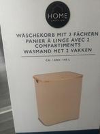 Wasmand met 2 vakken - Beige, Ophalen of Verzenden, Nieuw, Beige, Overige typen
