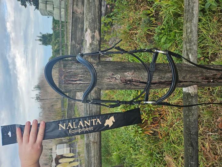 Nalanta bitloos hoofdstel maat full, Dieren en Toebehoren, Paarden en Pony's | Hoofdstellen en Tuigage, Zo goed als nieuw, Dressuur