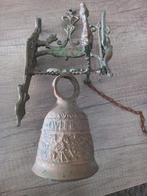 Antieke bel met mooie bewerkte afbeeldingen, Antiek en Kunst, Ophalen of Verzenden