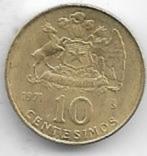 10  cent  1971  Chili. km.  194, Postzegels en Munten, Munten | Amerika, Ophalen of Verzenden, Zuid-Amerika, Losse munt
