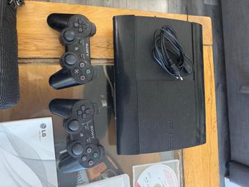 PlayStation 3, 20 games, 2 dual shock controls, lg projector beschikbaar voor biedingen