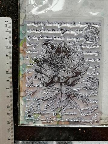 JOY CRAFTS NOOR DESIGN STEMPEL ROOS HANDSCHRIFT KAARTEN  beschikbaar voor biedingen