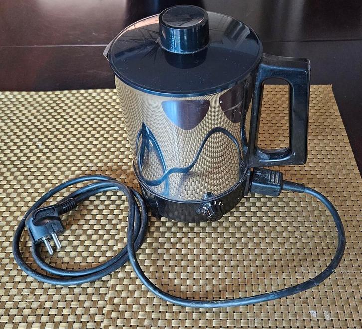 Daalderop Elektrische Waterkoker met Tijdschakelaar, Witgoed en Apparatuur, Waterkokers, Gebruikt, 1 tot 2 liter, Rvs, Ophalen