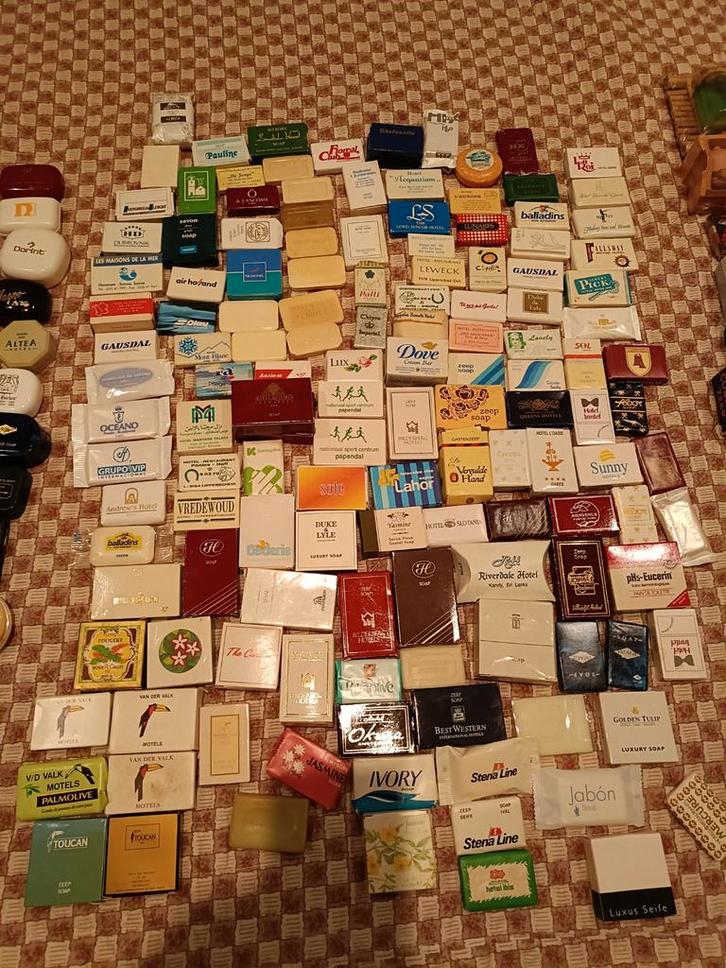 Grote verzameling hotel zeepjes, parfum & toiletspullen, Verzamelen, Overige Verzamelen, Zo goed als nieuw, Ophalen of Verzenden