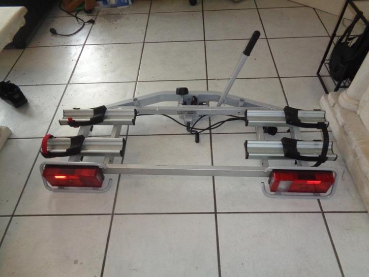 MFT foetsendrager voor op trekhaak, max E Bikes, Auto diversen, Fietsendragers, Zo goed als nieuw, Trekhaakdrager, 2 fietsen, Elektrische fiets