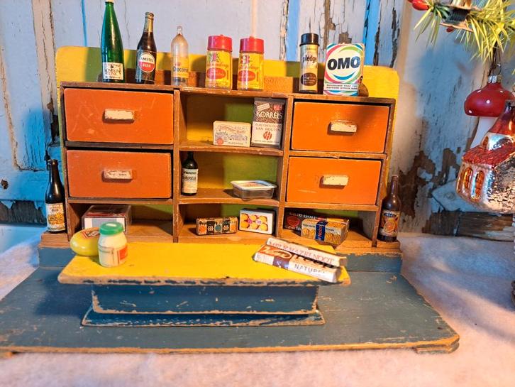 Oud winkeltje, Antiek en Kunst, Antiek | Speelgoed, Ophalen of Verzenden