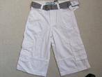 Witte kniebroek / short 140, Nieuw, Jongen, C&A, Broek