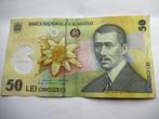 Roemenië 50 lei 2005, Postzegels en Munten, Bankbiljetten | Europa | Niet-Eurobiljetten, Overige landen, Verzenden