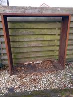 houtopslag cortenstaal, Tuin en Terras, Minder dan 3 m³, Ophalen