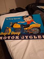 Betty Boop Motorfiets Reclamebord, Antiek en Kunst, Ophalen of Verzenden