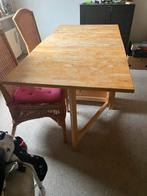 Tafel houten sterk IKEA, Ophalen of Verzenden, Zo goed als nieuw