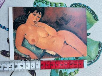 574. Kunstkaart Naakt Amedeo Modigliani beschikbaar voor biedingen