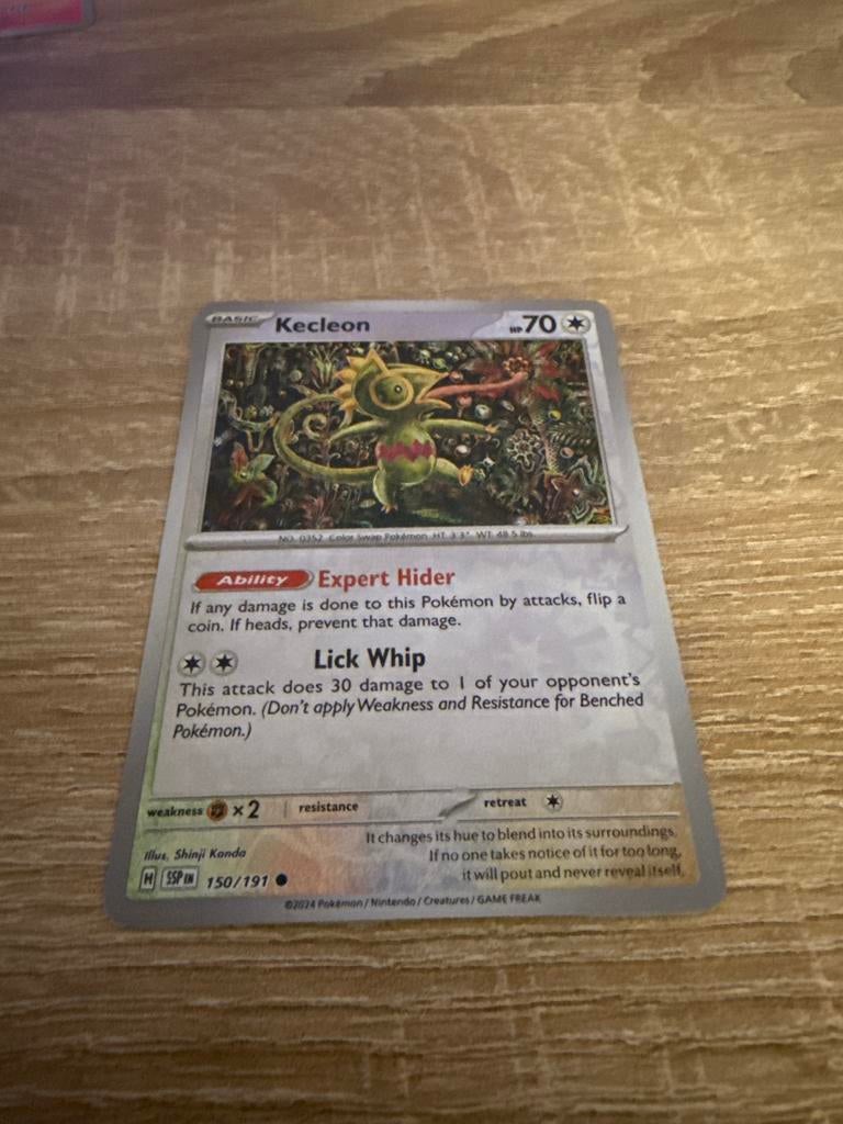 Pokemon Kaart - Kecleon 150/191 - Nieuwstaat, Ophalen of Verzenden, Nieuw, Losse kaart