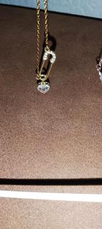 Prachtige ketting met sieraden doosje, Sieraden, Tassen en Uiterlijk, Kettingen, Overige materialen, Met hanger, Nieuw, Ophalen of Verzenden