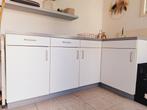 Keukenblok wit, Huis en Inrichting, Keuken | Complete keukens, Gebruikt, Enkelwandige keuken, Wit, Ophalen