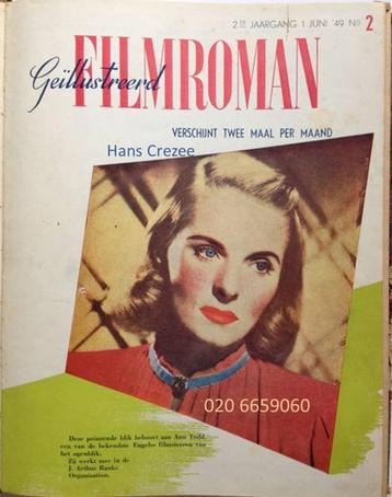 zoek film tijdschrift filmroman geïllustreerd 1949 1950 1951 beschikbaar voor biedingen