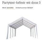 Partytent 8x4m - Frame tent voor feestjes en evenementen, Tuin en Terras, Partytenten, Ophalen, Gebruikt, Opvouwbaar, Partytent