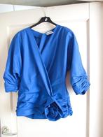 Frank Usher kobaltblauwe feestelijke blouse, Overige typen, Blauw, Ophalen of Verzenden, Zo goed als nieuw