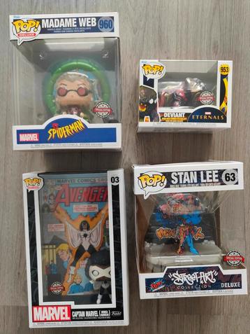 Funko pops exclusives + Batman 80 years/Logan/Cable beschikbaar voor biedingen