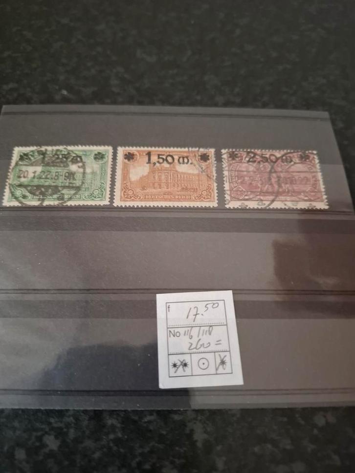 Nr 109 kaveltje duitse reich gestempeld, Postzegels en Munten, Postzegels | Europa | Duitsland, Duitse Keizerrijk, Ophalen of Verzenden