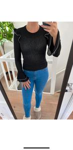 Zwarte top Shein maat S / 36, Kleding | Dames, Ophalen, Zwart, Zo goed als nieuw, Lange mouw