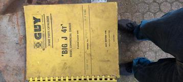 BIG J 4T british Leyland. GUY werkplaats catalogus  beschikbaar voor biedingen