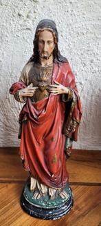 Jezus beeld 42 cm wel beschadigd, Antiek en Kunst, Ophalen