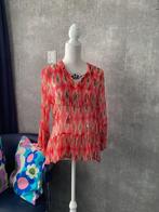 Moliin Copenhagen vrolijke koraal kleurige blouse maat S, Ophalen of Verzenden, Gedragen, Maat 38/40 (M), Overige kleuren